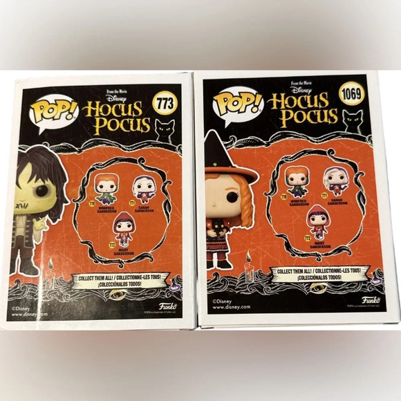 The Sanderson Sisters Hocus Pocus Funko Pop with Dani with Binx and Billy NIB - Picture 10 of 12